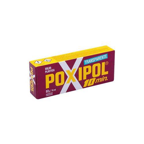 Adesivo Epoxi Liquid 10min Trans 82g/70ml - Poxipol