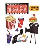 Adesivo Fm com Glitter Mini Cinema Ad1501 - Toke e Crie