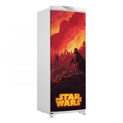 Adesivo Geladeira Envelopamento Porta Star Wars 3 - Até 1,50x0,60 M