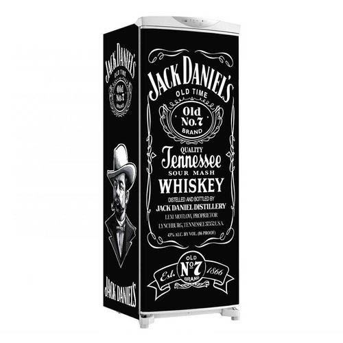 Adesivo Geladeira Envelopamento Total Jack Daniels Coronel