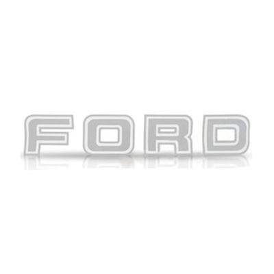 Adesivo Letreiro Ford da Tampa da Caçamba F1000 1993 1994 1995 1996 1997 1998 Prata