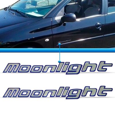 Adesivo Letreiro MoonLight Lateral Linha Peugeot Novo