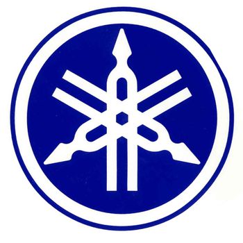 Adesivo Logo YAMAHA AZUL - ÚNICO