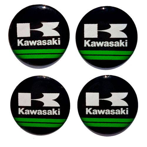 Adesivo Logomarca Resinado Moto Kawasaki