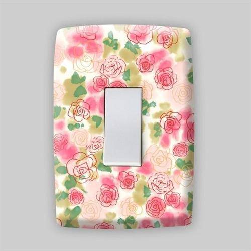 Adesivo para Espelho de Tomada / Interruptor - Floral Modelo 1