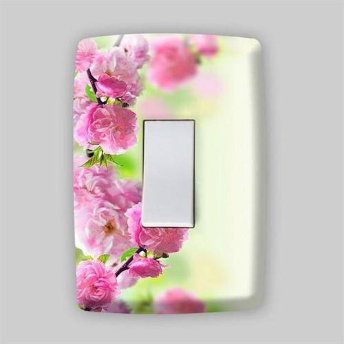 Adesivo para Espelho de Tomada ou Interruptor - Floral 20