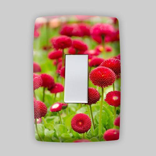 Adesivo para Espelho de Tomada ou Interruptor - Floral 2
