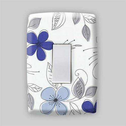 Adesivo para Espelho de Tomada ou Interruptor - Floral 15