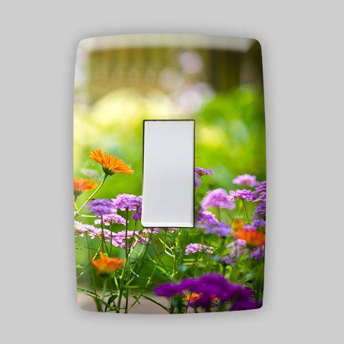 Adesivo para Espelho de Tomada ou Interruptor - Floral 43