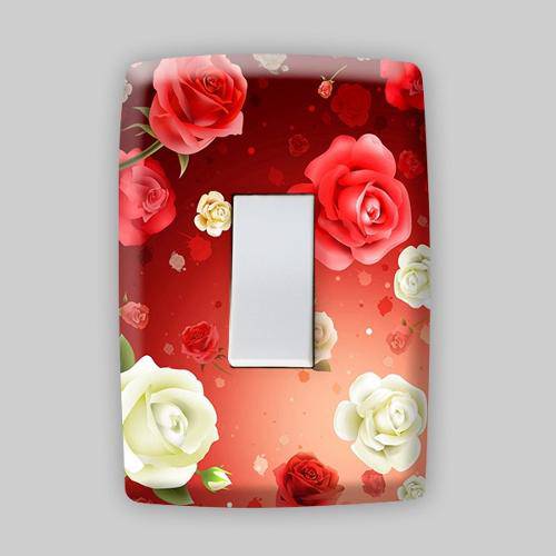 Adesivo para Espelho de Tomada ou Interruptor - Floral 42