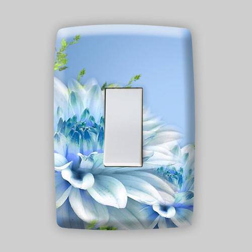 Adesivo para Espelho de Tomada ou Interruptor - Floral 36