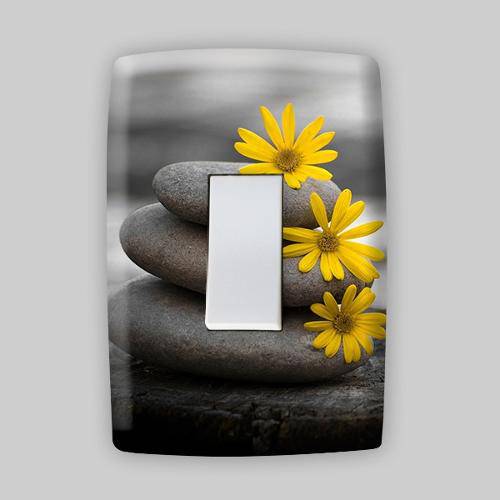 Adesivo para Espelho de Tomada ou Interruptor - Floral 39