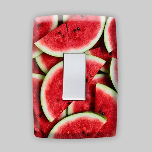 Adesivo para Espelho de Tomada ou Interruptor - Frutas - Melancia