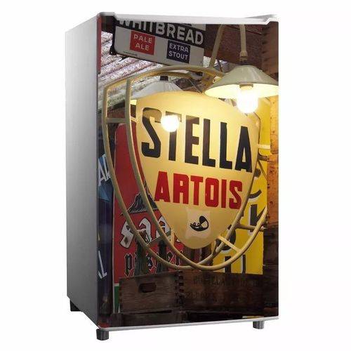 Adesivo para Frigobar Cerveja Stella Artois para Envelopamento de Porta