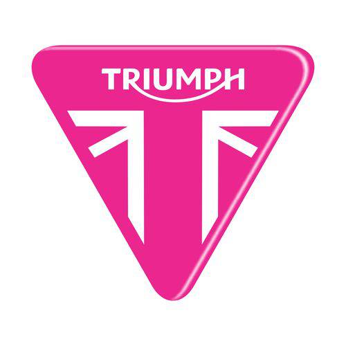 Adesivo para Moto Triumph Ytona Rosa