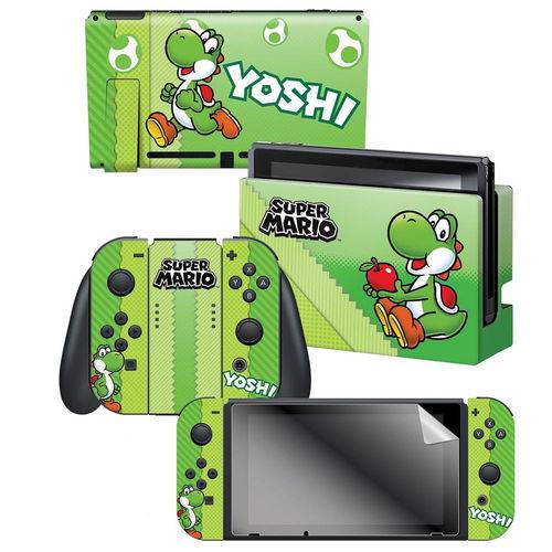 Adesivo para Nintendo Switch Super Mario Yoshi Egg 023788 com 3 Adesivos