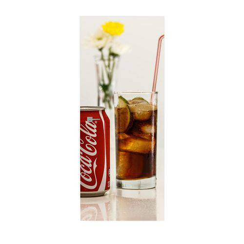 Adesivo para Porta Coca Cola Gelada 210x90cm