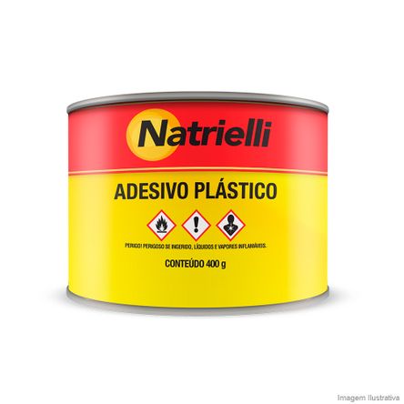 Adesivo Plástico Cinza Natrielli