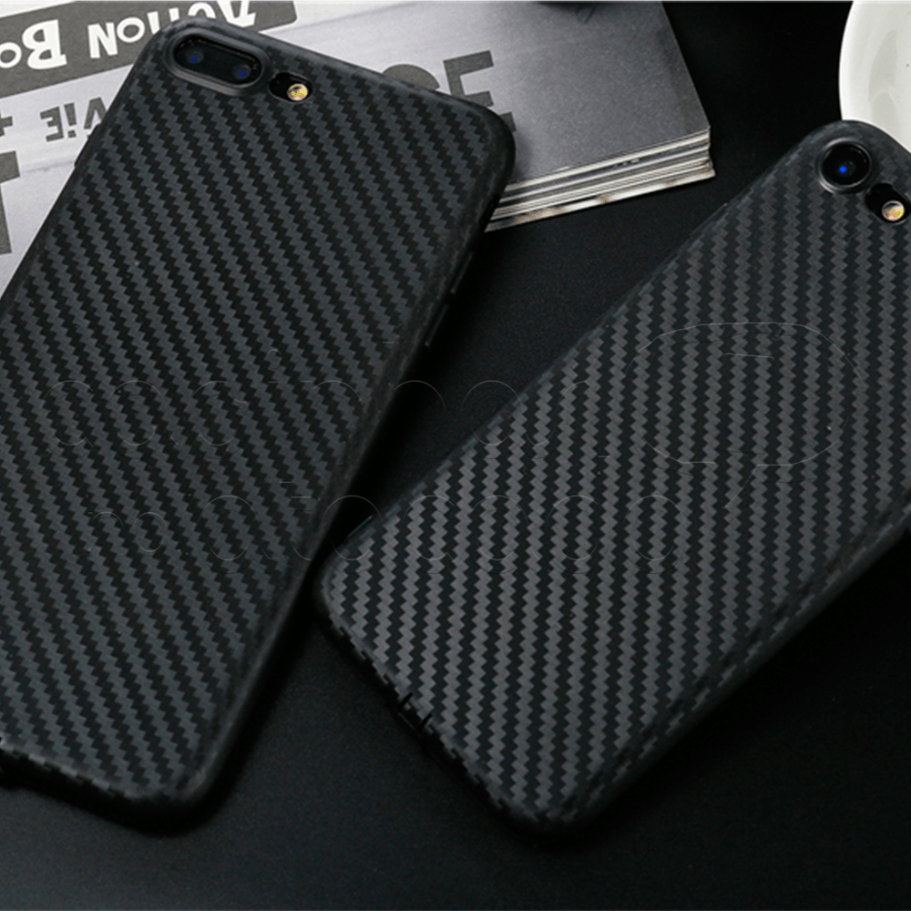 Adesivo Protetor Traseiro para Celular - Skin Carbon Fiber Preto - Samsung Galaxy S8 Plus