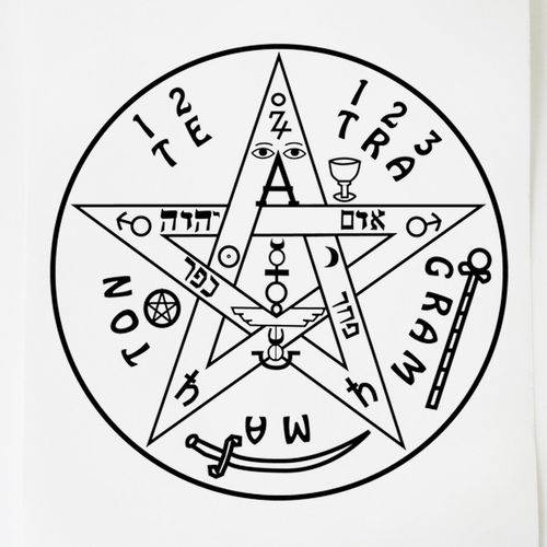 Adesivo Radionica Tetragrammaton Gr 3pçs