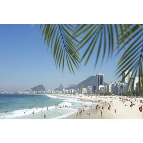 Adesivo Reaplicável Praia Rio de Janeiro 120x80cm