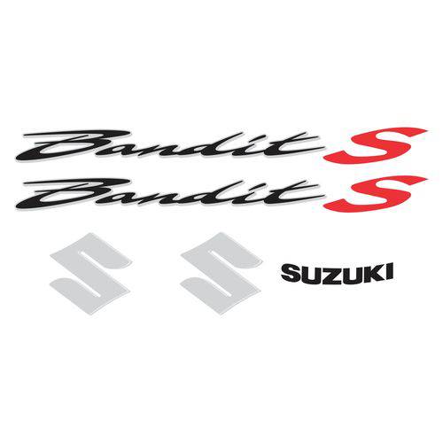 Adesivo Refletivo Moto Suzuki Bandit 650s Preto