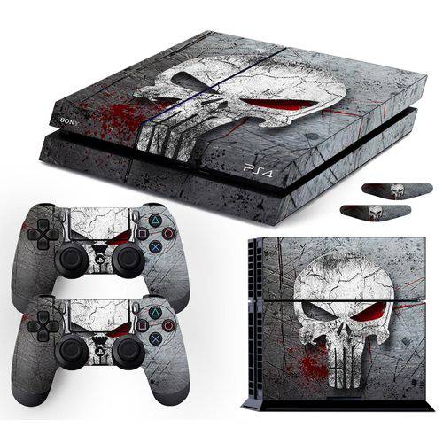 Adesivo Skin Playstation 4 Fat Justiceiro The Punisher