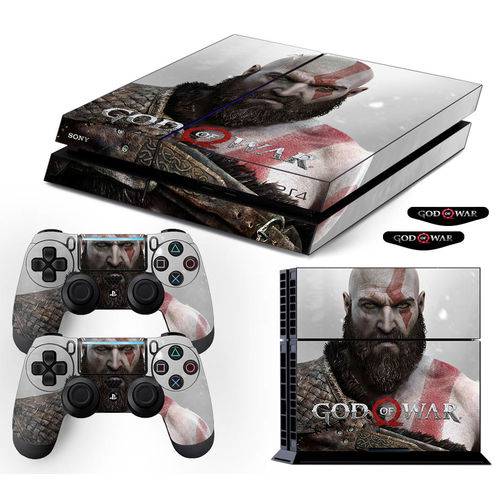 Adesivo Skin Playstation 4 Fat Kratos God Of War 4