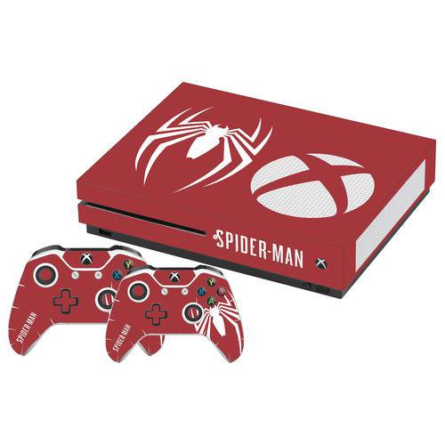 Adesivo Skin Xbox One S Spider Man Edição Limitada