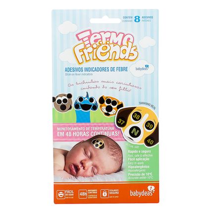 Adesivo Termômetro para Bebês Termo Friends (4un) - Babydeas