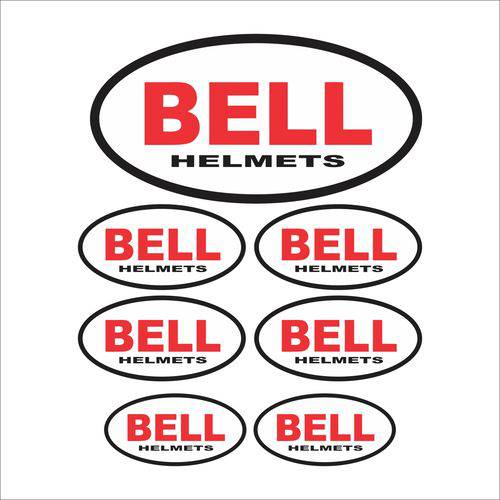Adesivos Capacete Bell Helmets Refletivo não Desbota Mod 2