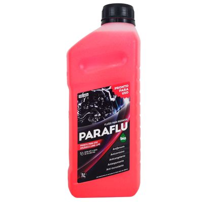 Aditivo para Água do Radiador Paraflu Pronto para Uso Orgânico Long Life Coloração Rosa 1L