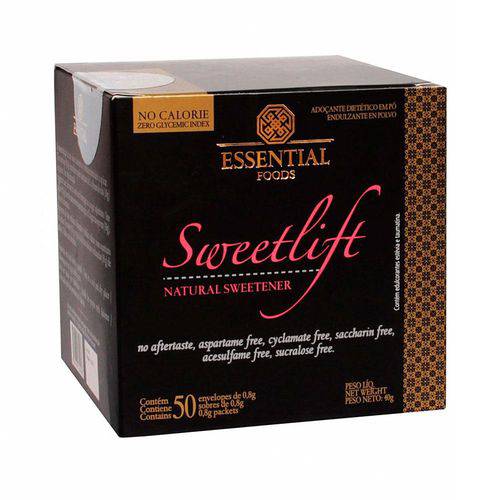 Adoçante Essential Nutrition Sweetlift com 50 Sachês