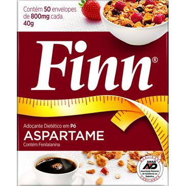 Adoçante Finn Aspartame 50 Envelopes