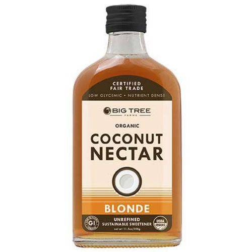 Adoçante Liquido Natural - Néctar de Coco Blonde Big Tree Farms Usda Organic Frasco