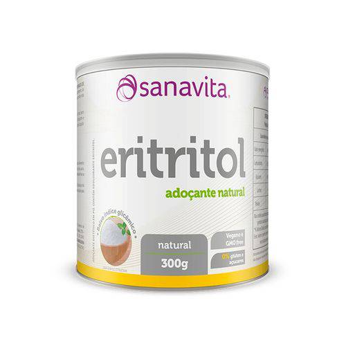 Adoçante Natural Eritritol - 300 G - Sanavita