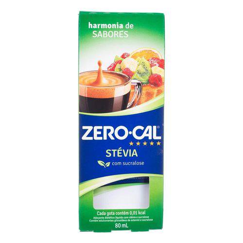 Adoçante Stévia Zero-cal Sucralose 80g