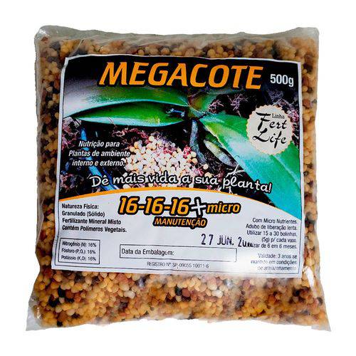 Adubo Megacote 16-16-16 500g