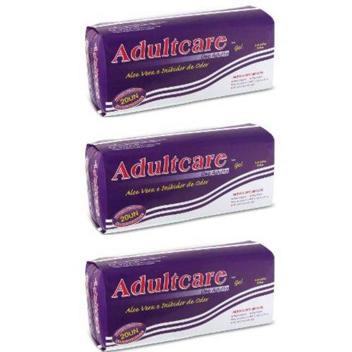 Adultcare Absorvente Geriátrico 12x20 (kit C/03)