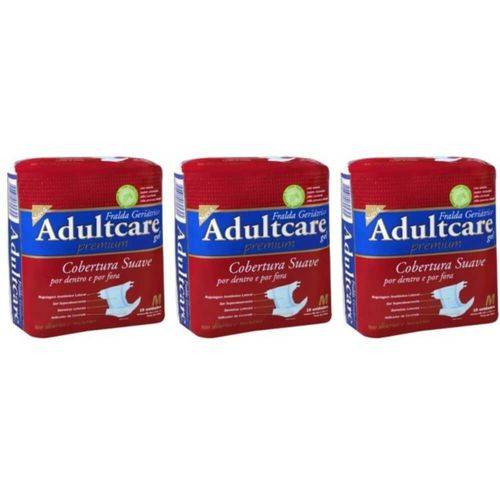 Adultcare Premium Fralda Geriátrica M C/10 (kit C/03)