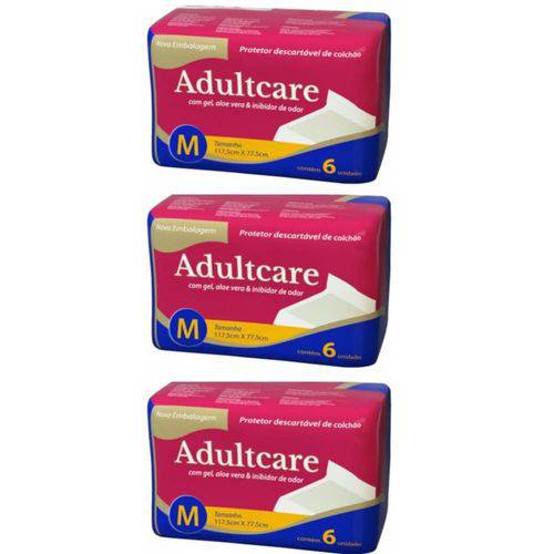 Adultcare Protetor Descartável de Colchão M C/6 (kit C/03)