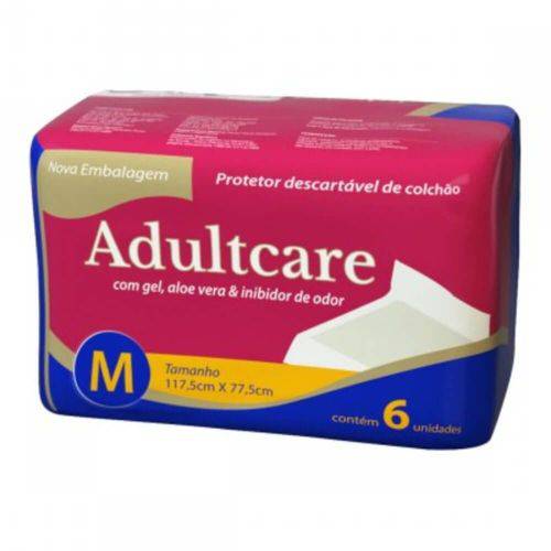 Adultcare Protetor Descartável de Colchão M C/6