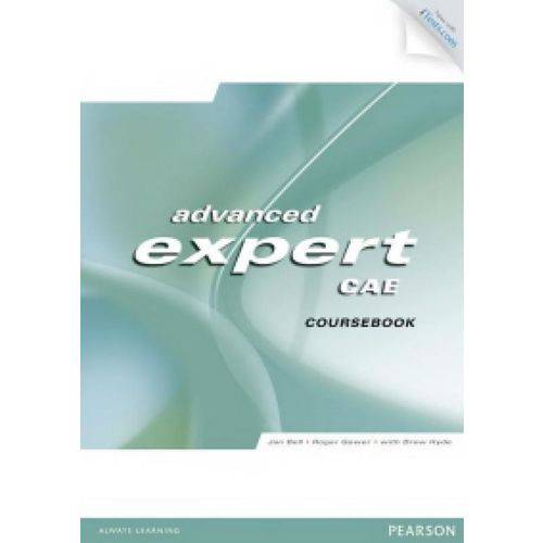 Advanced Expert Cae - Coursebook With Cdrom And Itests Pack - New Edition Advanced Expert - Pearson - Elt