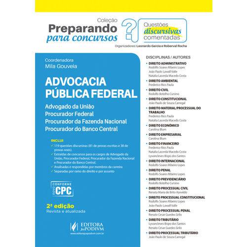Advocacia Pública Federal (agu, Pfn, Bacen) (2017)