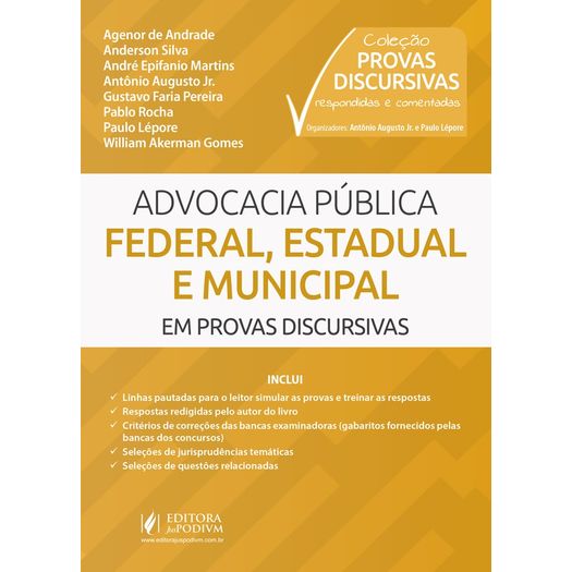 Advocacia Publica Federal Estadual e Municipal - Juspodivm
