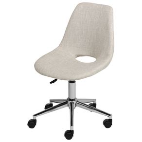 Aero Cadeira Home Office Cromado/natural
