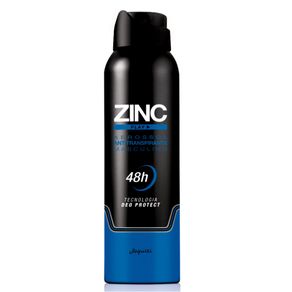 Aerossol Antitranspirante Zinc Play 150 Ml