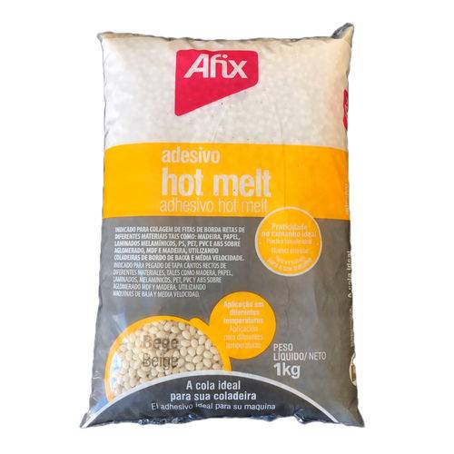 Afix - Colas Granuladas Hot Melt - 1824 Bege 1 Kg