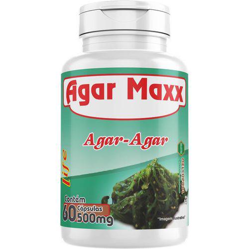 Ágar-Ágar 500mg 60 Cápsulas Ágar Maxx - Melcoprol