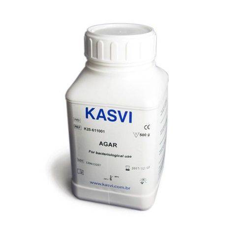 Agar Bacteriológico Frasco 500g Ref K25-611001 Kasvi